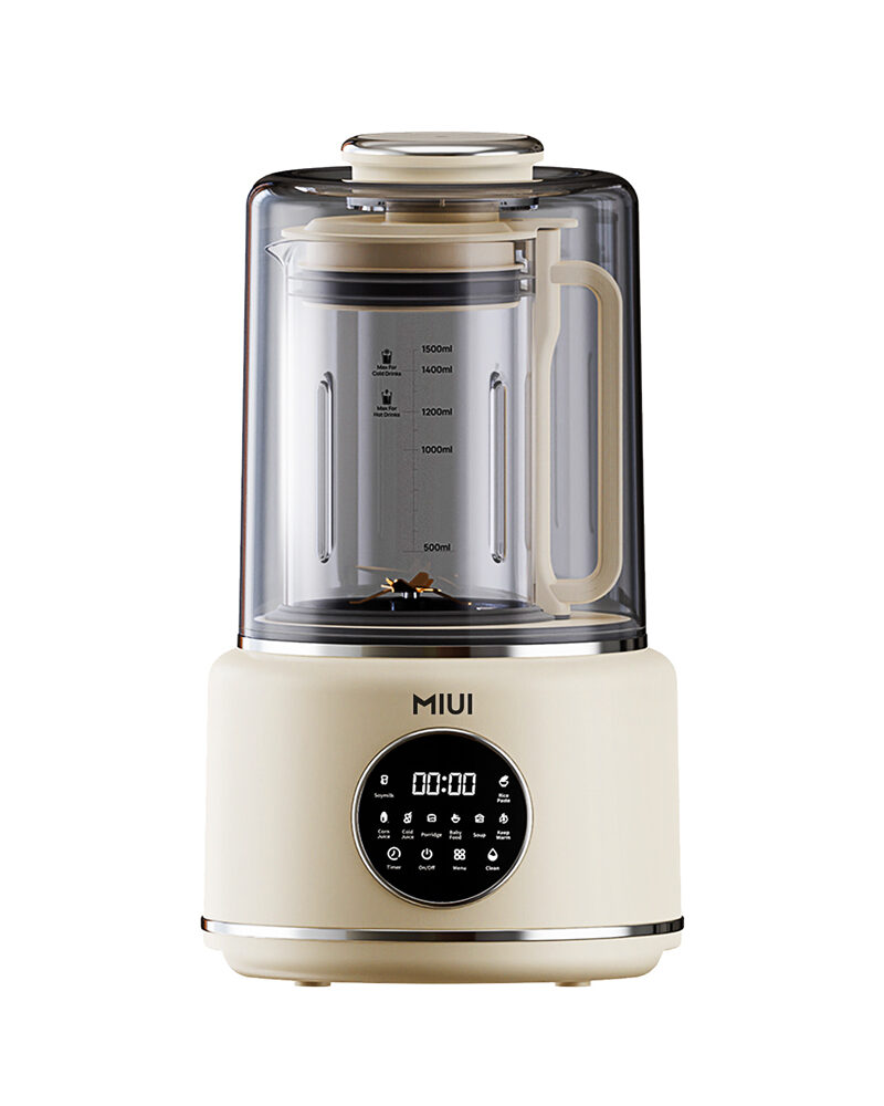 MIUI Home Automatic Blender with Multi-Functionality for Heating, Juicing, and Quiet Food Processing, Equipped with LED Touch Screen-Mammoth