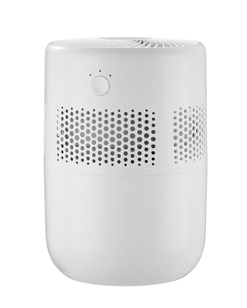 MIUI 5W Ultrasonic Humidifier with 2.5L Water Tank, 230ml/h Humidification, 360° Mist Output, Button Control, Compact and Space-Saving Design-MOS W6