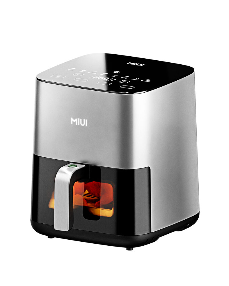 MIUI 5L Air Fryer, Electric Hot fryer Oven Oilless Cooker with Touch Control & Nonstick Basket & Visible Window, Family Size-T3