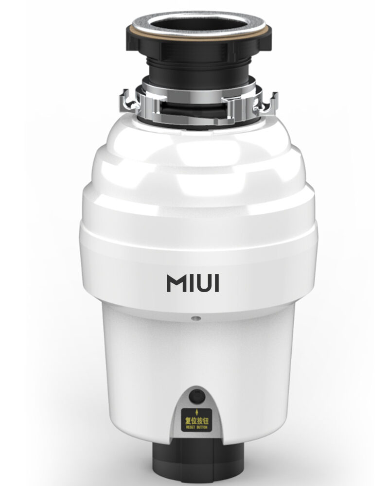 MIUI Garbage Disposal, 3-layer grinding system Continuous Feed Food Waste Disposer，Customizable power，Z2