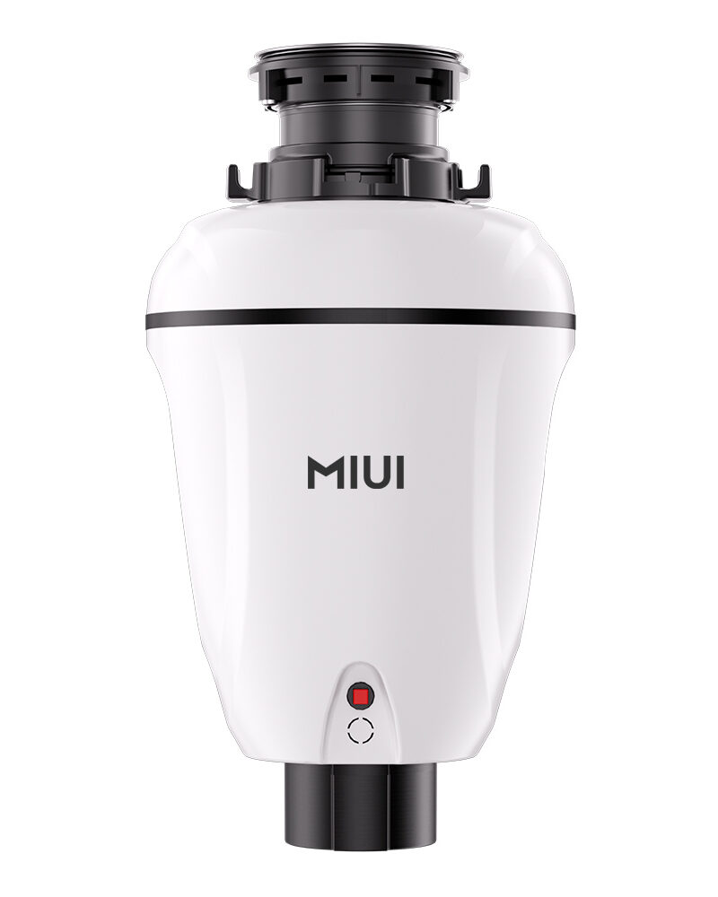 MIUI Continuous Feed Garbage Disposal with Ultra-Quiet Motor for Kitchen Sinks with Power Cord and Flange Included-Z4