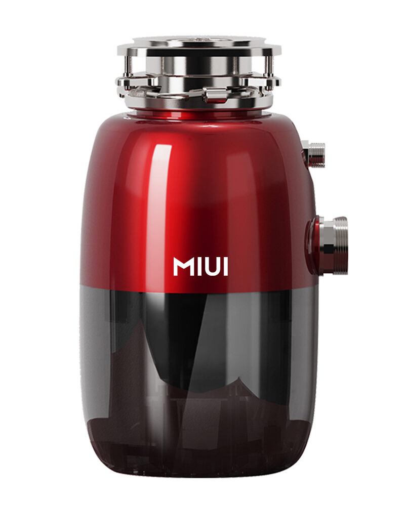 MIUI Low Noise Food Waste Disposer, Brushless Inverter Motor 1HP Auto Reverse, Smart Water Inlet, 750W Continuous Feed Garbage Disposal, Easy Install with Stainless Steel Grinding System-Z5 Pro